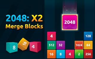 2048 X2 Merge Blocks: Fun Falling Number Puzzle Game