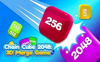 Chain Cube 2048: Fun 3D Merge Puzzle Game