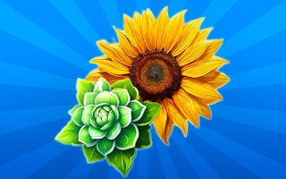Merge Flowers in Bubbles 2048: Cozy Floral Puzzle Game