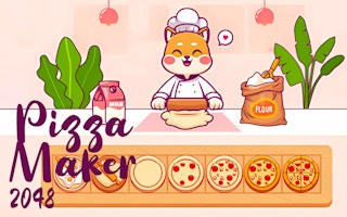 Pizza Maker 2048: Delicious Family-Friendly Merge Puzzle Game