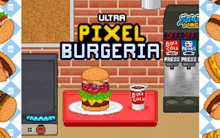Ultra Pixel Burgeria - Fast Food Restaurant Game