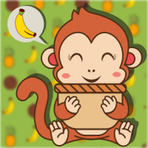 Monkey & Fruits Puzzle Game