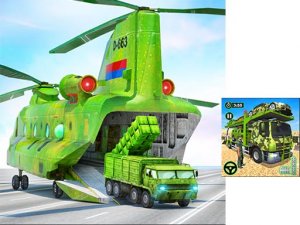 US Army Cargo Transport Truck Driving Simulator - Offroad Driving Game