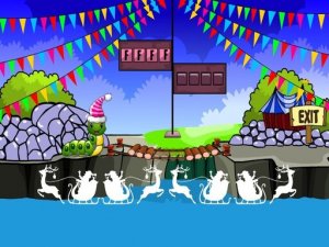 Christmas Caterpillar Escape Online Puzzle Game