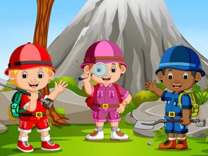 Kids Camping Hidden Stars Online Hidden Object Game