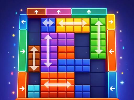 Color Path Slide Puzzle