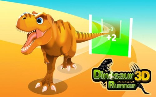 Dinosaur Runner 3D - Army Building Adventure
