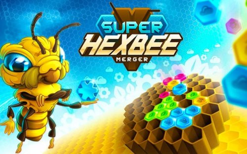 Super Hexbee Merger Puzzle Game