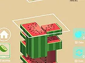 Block Stacking Fruit Puzzle Online Game - Puzzle Game